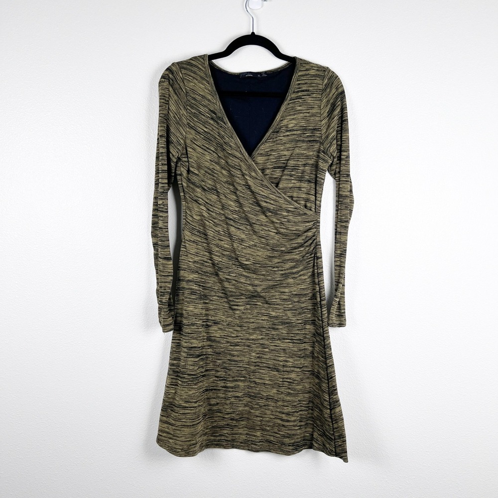 Prana Women's Long Sleeve V Neck Dress Sz M‎